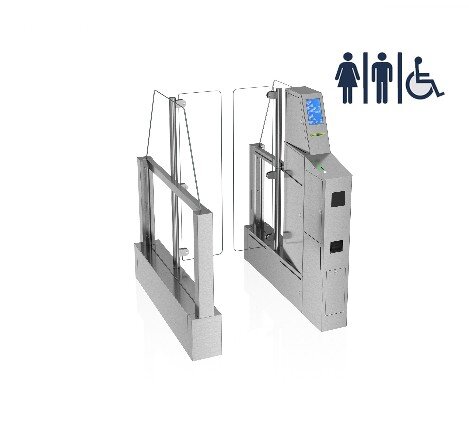 tornelli per accesso ai bagni a pagamento